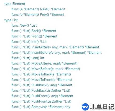 Go语言数据结构怎么实现抄一个list示例